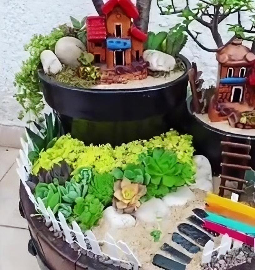 Mini jardines con suculentas
